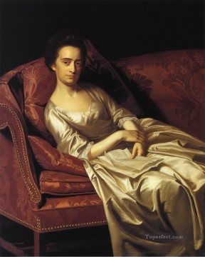  Portraiture Painting - Portrait of a Lady colonial New England Portraiture John Singleton Copley